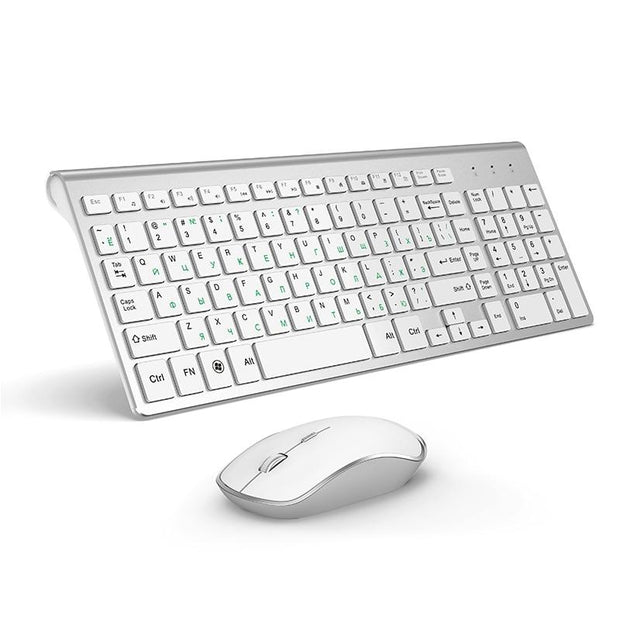 Thin Wireless Keyboard Mouse Combo