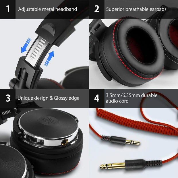 Foldable Over-Ear Wired Headphone