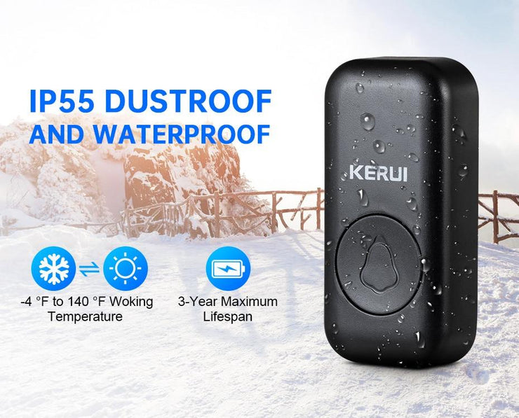 Wireless Waterproof Secutrity Doorbell
