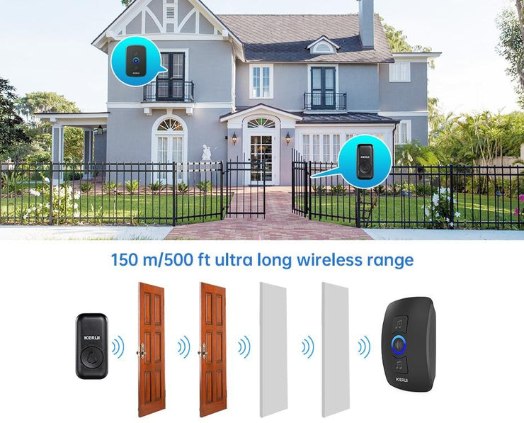 Wireless Waterproof Secutrity Doorbell